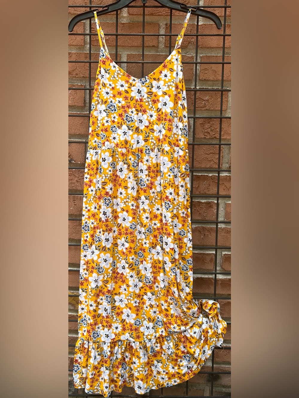 Sunshine Floral Tiered Maxi Dress